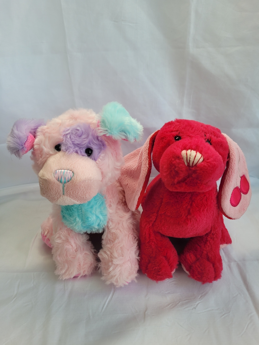 2 Rare Webkinz (NoCode*) Cherry Soda Pup + Cotton Candy Puppy Ganz Plush Toy